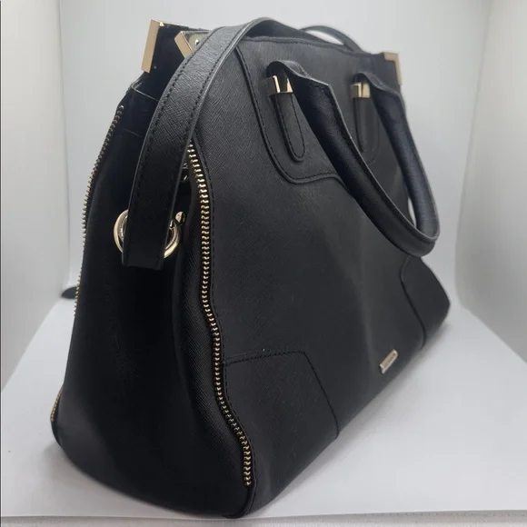 Rebecca Minkoff Amorous Satchel – Black Leather Crossbody / Top Handle - Picture 4 of 7